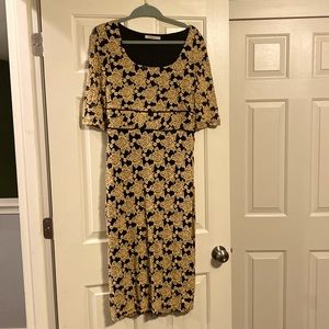 Calf length semi formal dress